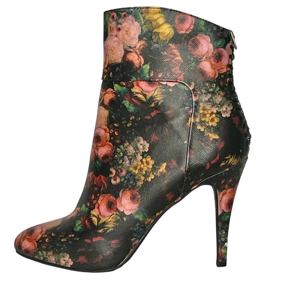 Impo Philicia Too Black Rose Faux Leather Bootie,‎ 10